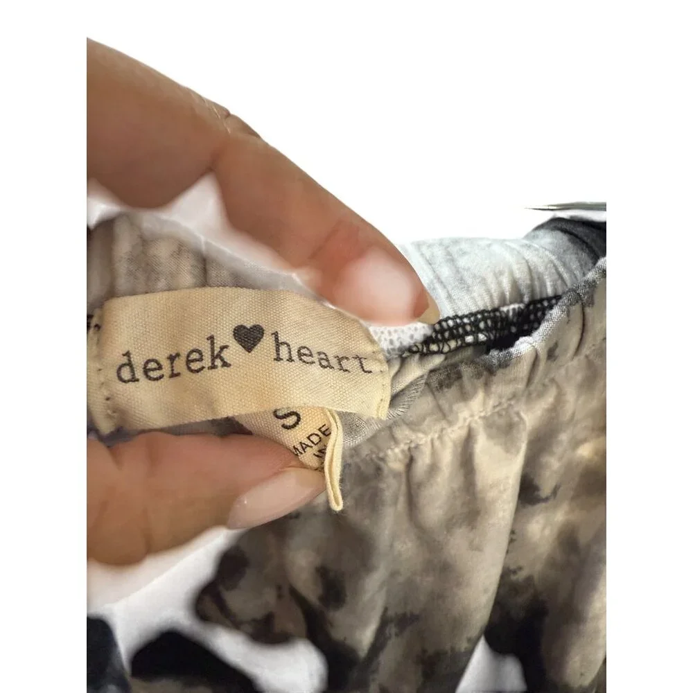 Derek‎ Heart Womens Tie-Dye Off-Shoulder Top S